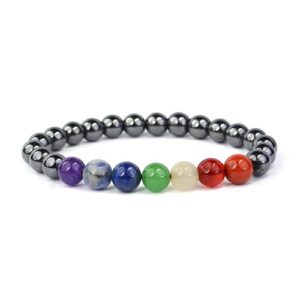 Hematite 7 Chakra Bracelet