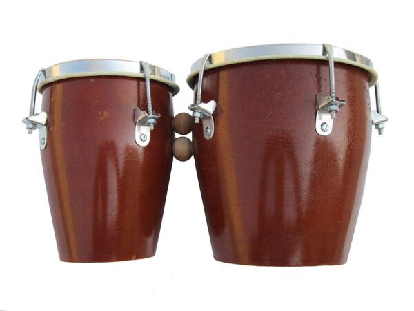 Wooden Bongo Set | Authentic Indian Musical Instrument | StoreEla